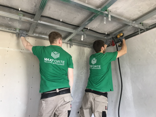 ФОТОГАЛЕРЕЯ ЗВУКОИЗОЛЯЦИЯ ПОТОЛКА