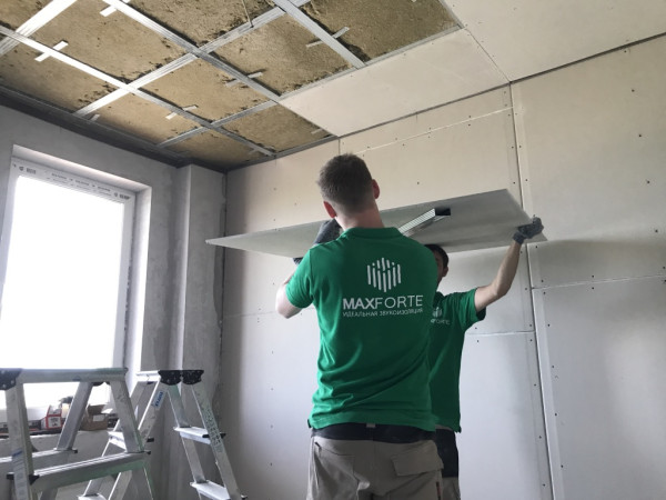 ФОТОГАЛЕРЕЯ ЗВУКОИЗОЛЯЦИЯ ПОТОЛКА