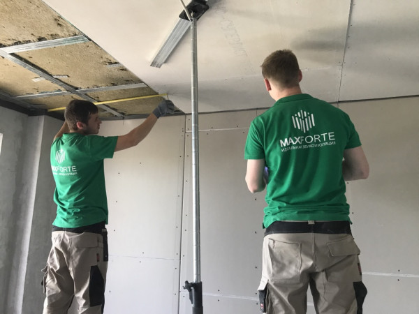 ФОТОГАЛЕРЕЯ ЗВУКОИЗОЛЯЦИЯ ПОТОЛКА