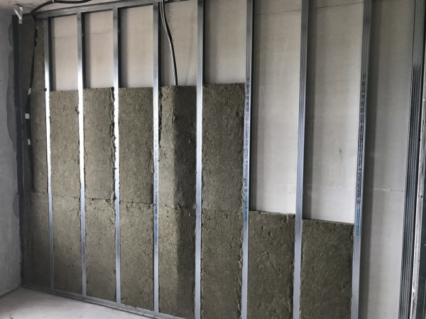 Фотогалерея решения Шумоизоляция перегородки