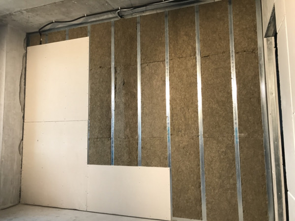 Фотогалерея решения Шумоизоляция перегородки