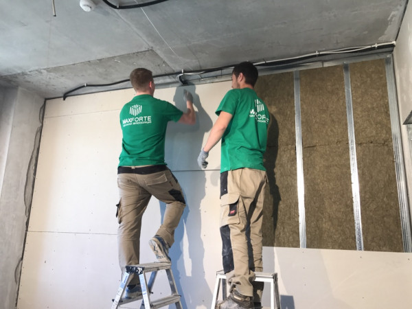 Фотогалерея решения Шумоизоляция перегородки