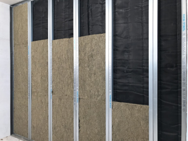 Фотогалерея решения усиленной звукоизоляции стены