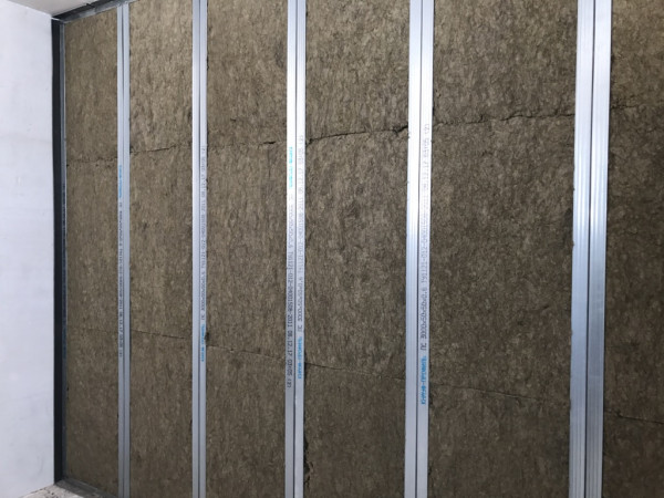 Фотогалерея решения усиленной звукоизоляции стены