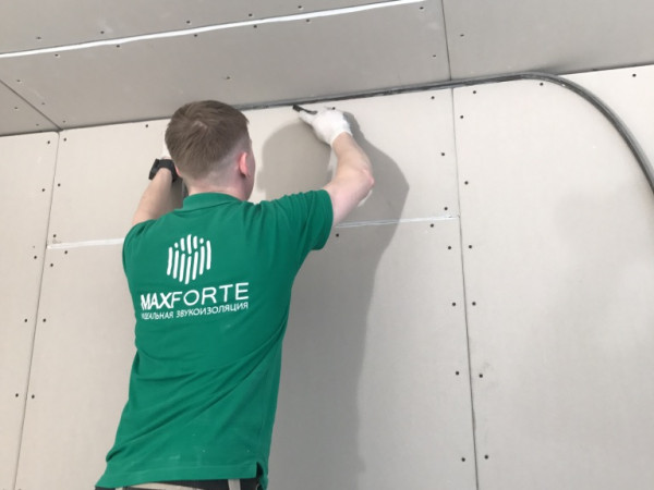 Фотогалерея решения усиленной звукоизоляции стены