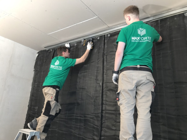 Фотогалерея решения усиленной звукоизоляции стены