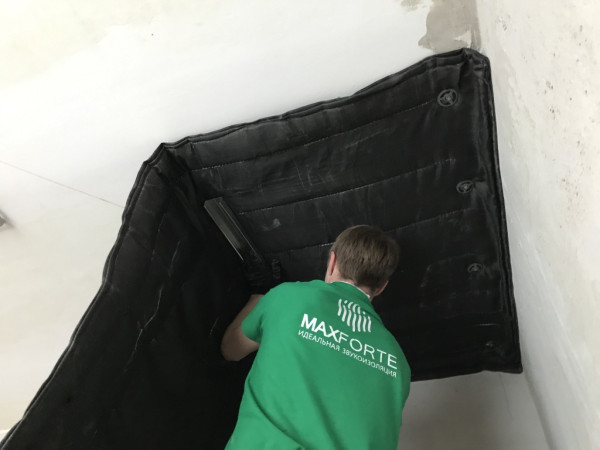 Фотогалерея решения Усиленная звукоизоляция потолка Фотогалерея решения Усиленная звукоизоляция потолка