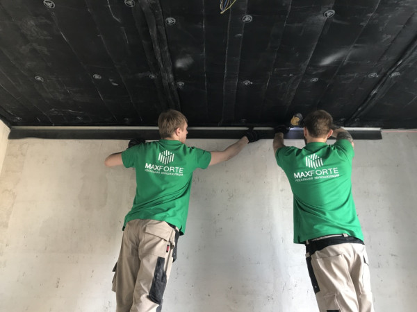 Фотогалерея решения Усиленная звукоизоляция потолка Фотогалерея решения Усиленная звукоизоляция потолка