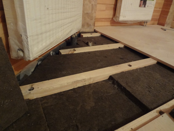 Фотогалерея решения Пол на лагах