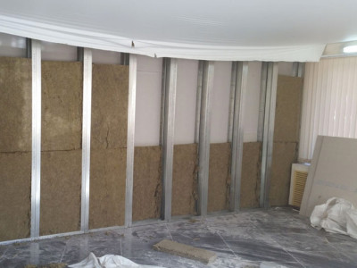 Фотографии с объекта ЗВУКОИЗОЛЯЦИЯ ПЕРЕГОРОДКИ