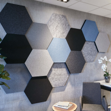 Акустическая декоративная панель (Шестиугольник) Акустическая декоративная панель (Шестиугольник)