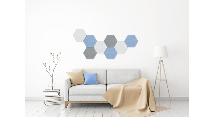 Набор Акустических панелей (5-8 шт. шестиугольников)