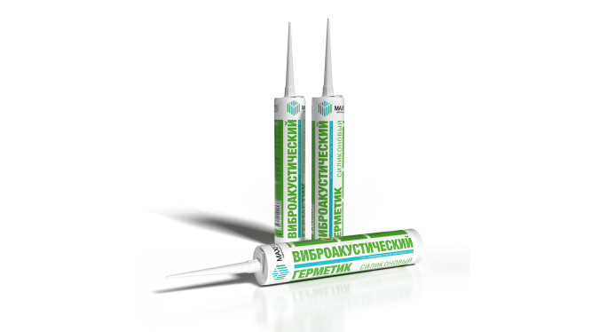 МаксФорте Виброакустический Герметик силиконовый